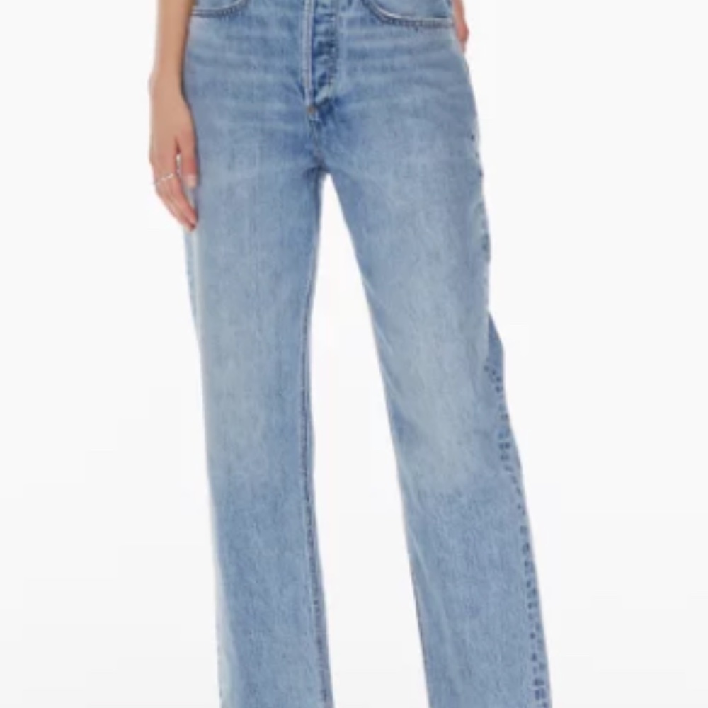 Aritzia // Denim Forum Joni High Rise Loose Jeans